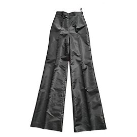 Prada Seidenhose Schwarz Größe 40 Schwarz