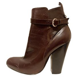 Bottines Vivienne Westwood en marron foncé Marron Chataigne