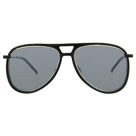 Saint Laurent Aviator-Style Injection Sunglasses Black