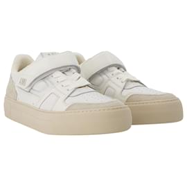 Ami Paris-Low-Top ADC Sneakers in White/Multi Leather-Multiple colors
