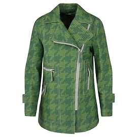 Giacca da moto in pelle di Bottega Veneta Verde
