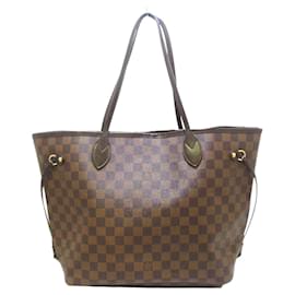 Louis Vuitton-sac cabas Louis Vuitton Neverfull mm-Marron