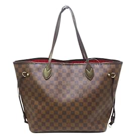 Louis Vuitton-sac cabas Louis Vuitton Neverfull mm-Marron