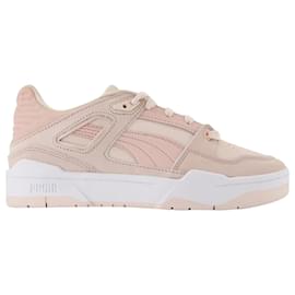 Puma-Slipstream Invdr Prm Wns in Pink Leather-Pink