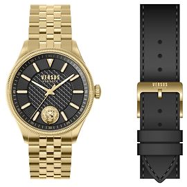 Reloj de pulsera Versus Versace Colonne Box Set Dorado Metálico