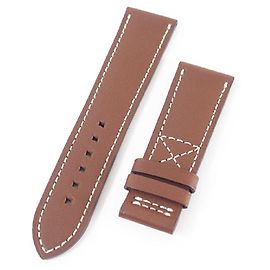 * Philippe PATEK PHILIPPE Montre Remplacement Ceinture En Cuir Véritable Largeur De La Corne 21mm Marron Inutilisé Marron
