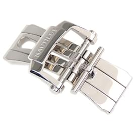 * PATEK PHILIPPE Hebilla Nautilus genuina Hebilla D Plata