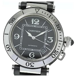 Cartier-*Cartier Pasha Seatimer Date Automatic Men's-Black