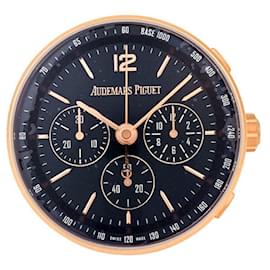Audemars Piguet-*AUDEMARS PIGUET CODE11.59 table clock quartz table clock navy dial-Navy blue
