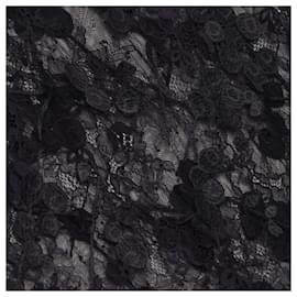 Carven-LACE BLACK SAKURA FR38/40-Noir