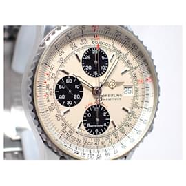Breitling-BREITLING Navitimer Fighters Chronograph ivory A13330 Mens-Silvery