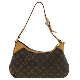 Louis Vuitton-LOUIS VUITTON Monogram Thames PM Shoulder Bag M56384 LV Auth 32656-Monogram