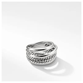 David Yurman-David Yurman Crossover-Ring aus Sterlingsilber 925 - Größe 52-Silber