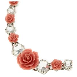 Prada-*Prada Rose Necklace-Silvery,Pink