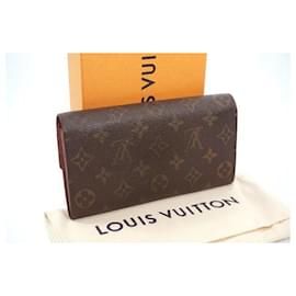 Louis Vuitton-Authentique portefeuille long Louis Vuitton Monogram Pochette-Marron