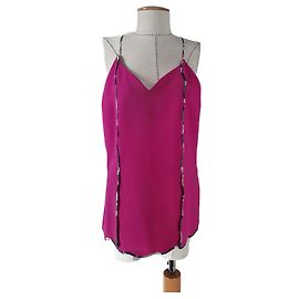 Top de Tirantes Rosa de Seda Mary Katrantzou Rosa