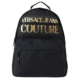 Autre Marque Versace Jeans Sac à dos à logo métallisé Noir