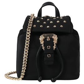 Versace Jeans Couture Versace Jeans Barock-Rucksack mit Nieten Schwarz