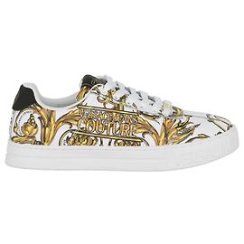 Versace Jeans Couture Versace Jeans Printed Baroque Low-Top Sneakers Black