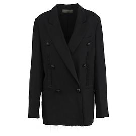 Autre Marque Diliborio Double-Breasted Blazer Black