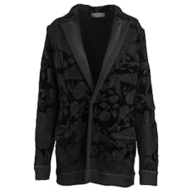 Autre Marque-Embroidered blazer-Black,Grey