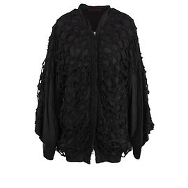 Autre Marque Diliborio Bomberjacke mit Cut-out-Details Schwarz