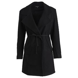 Autre Marque Wollmantel von Ann Demeulemeester Schwarz
