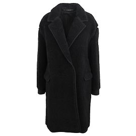 All Saints Overcoat Black