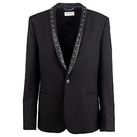 Yves Saint Laurent Blazer con borchie Nero