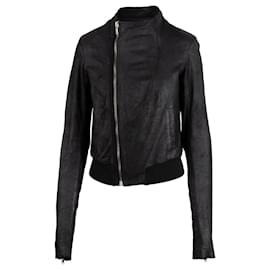 Rick Owens-Leather jacket-Black