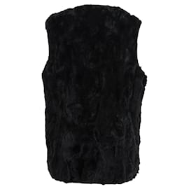 Parosh-Fur vest-Black