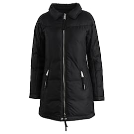 Giacca lunga in piuma Dsquared2 Nero