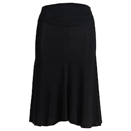 Falda negra Yves Saint Laurent Negro