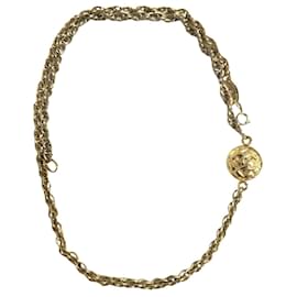 Chanel-vintage chanel necklace-Golden