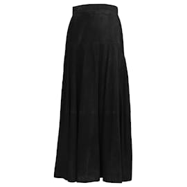 Gianfranco Ferré-Suede skirt-Black
