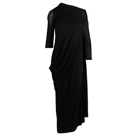 Rick Owens Vestido estilo griego Negro