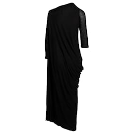 Rick Owens-Kleid im griechischen Stil-Schwarz