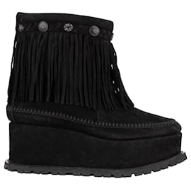 Sacai-Ankle Boots With Platform-Black