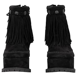 Sacai-Ankle Boots With Platform-Black
