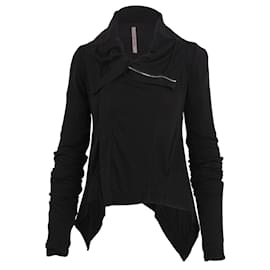Rick Owens Pull Asymétrique Noir