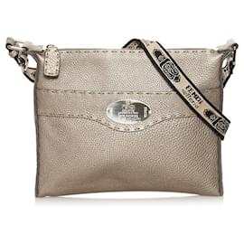 Fendi-Sac bandoulière en cuir Fendi Selleria-Autre