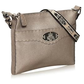 Fendi-Sac bandoulière en cuir Fendi Selleria-Autre