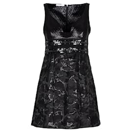 Pollini-Mini vestido preto-Preto