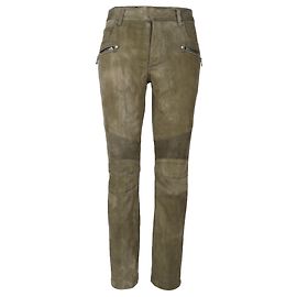 Jeans Biker Verde Balmain Verde