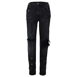 Amiri Splatter Jeans Black