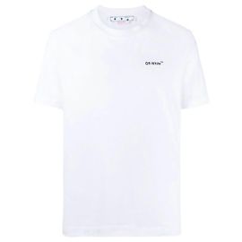 Off White Caravaggio Arrow Kurzarm-T-Shirt Weiß
