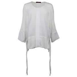Autre Marque Blusa Diliborio Branca de Algodão Manga Comprida Branco