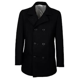 Autre Marque Éclectic Peacoat Black Wool Black