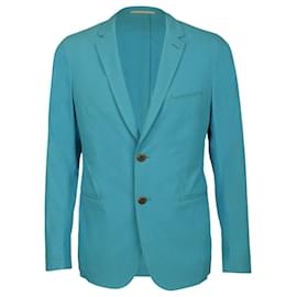 Autre Marque Blazer de algodão verde 46 IT Verde