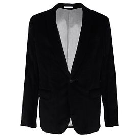 Autre Marque Veste noire à col châle 48 IT Noir